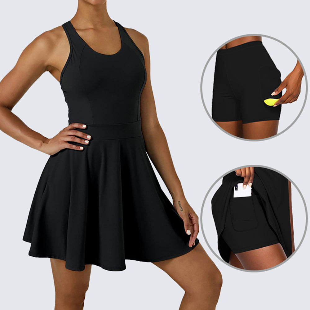 
                  
                    DressWomen's Tennis Skirt Outdoor Sports Skirt Two Piece Suit
                  
                