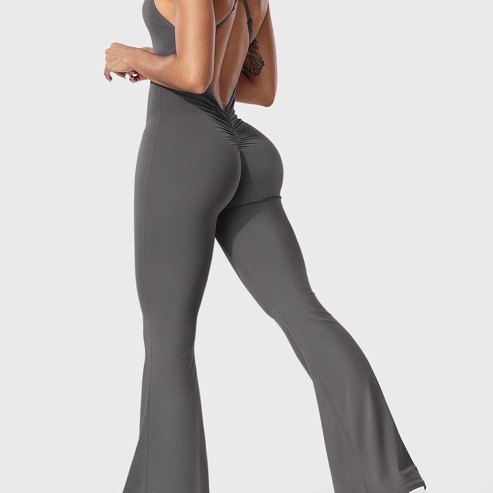 
                  
                    Solid Color Sling Yoga Jumpsuit
                  
                