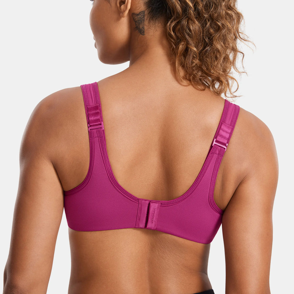 
                  
                    SYROKAN Women's Underwire Firm Support Contour High Impact Sports Bra
                  
                