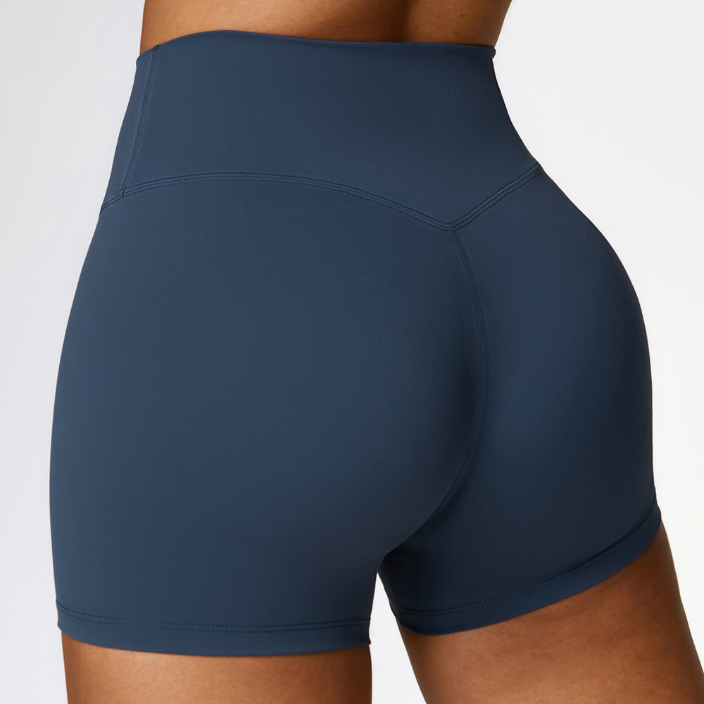 
                  
                    Brushed Tight Yoga Shorts Women High Waist Belly Contracting Fitness Pants Hip Lifting Running Exercise Shorts
                  
                