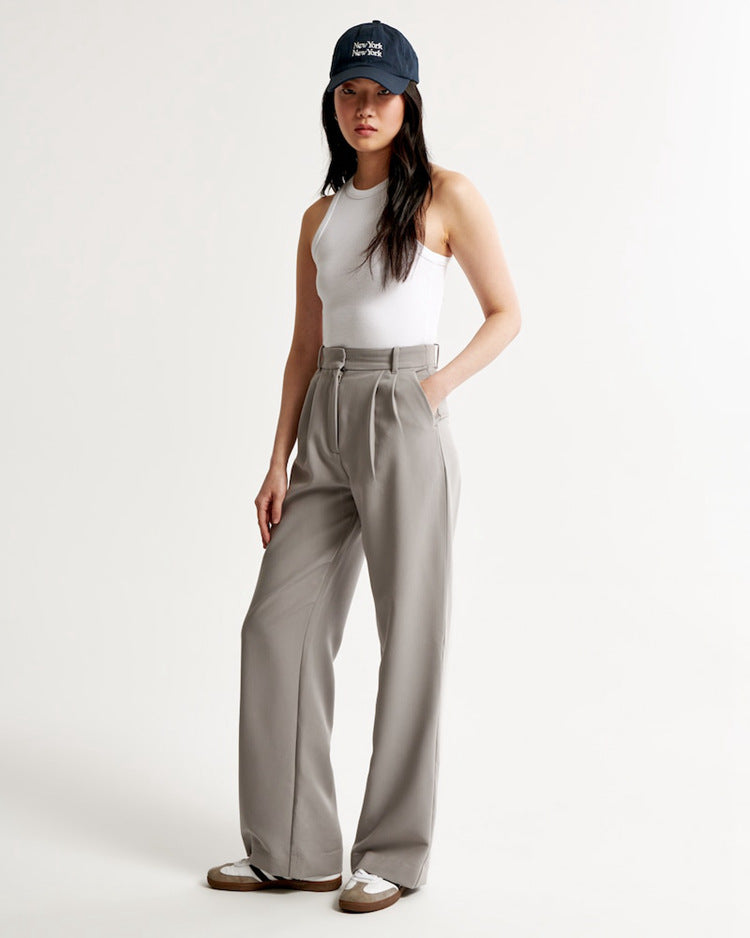 
                  
                    Pocket High Waist Wide-leg Casual Pants Women
                  
                