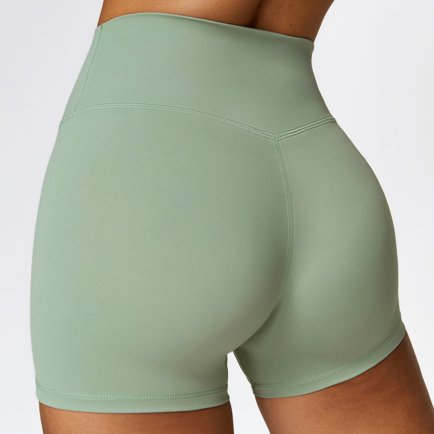 
                  
                    Brushed Tight Yoga Shorts Women High Waist Belly Contracting Fitness Pants Hip Lifting Running Exercise Shorts
                  
                