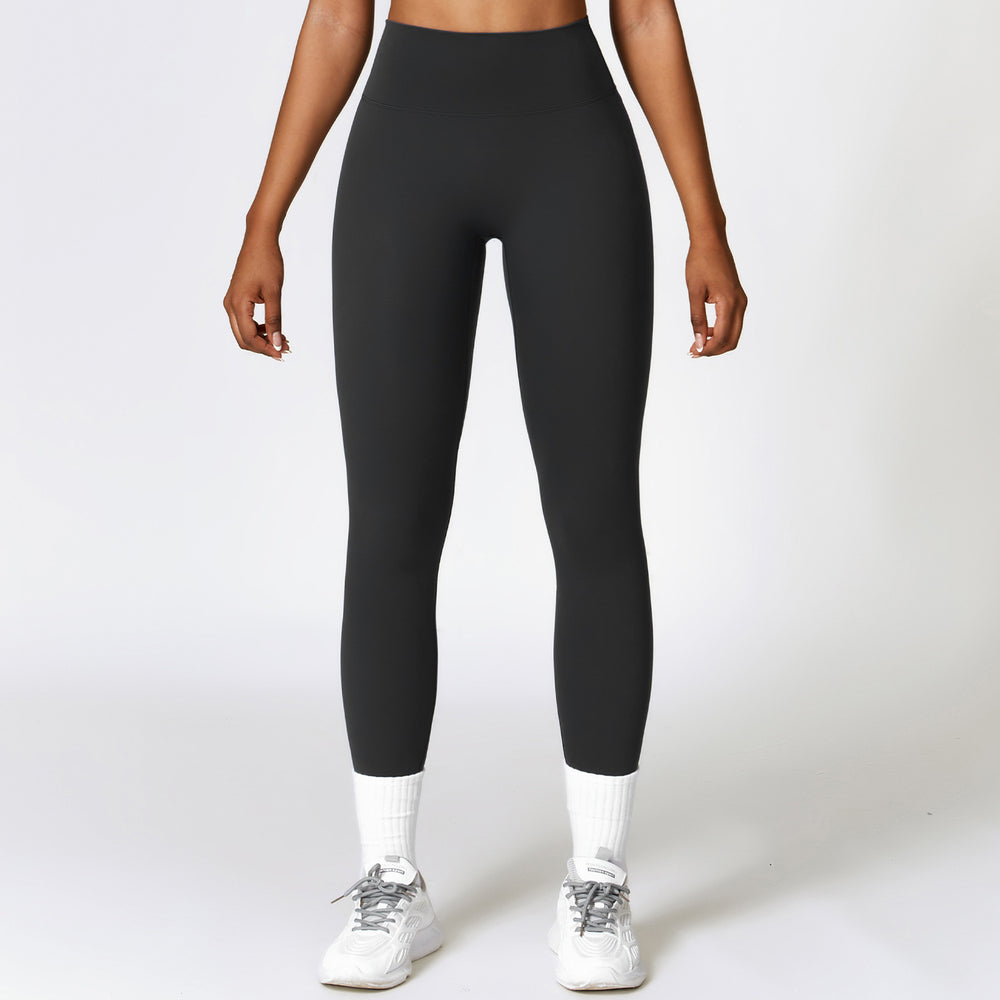 
                  
                    High Waist Hip Lift Brushed Yoga Pants Women Running Quick Drying Fitness Pants Outer Wear Slimming Tight Sports Pants
                  
                