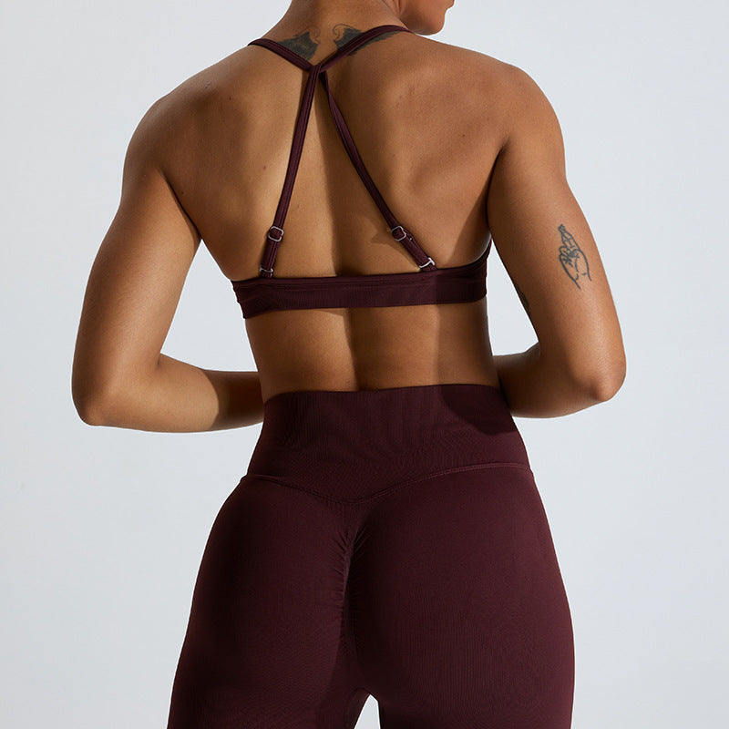 
                  
                    Seamless Yoga Clothing Top Sport Waistcoat Women Yoga Bra Quick Drying Running Workout Beauty Back Underwear
                  
                