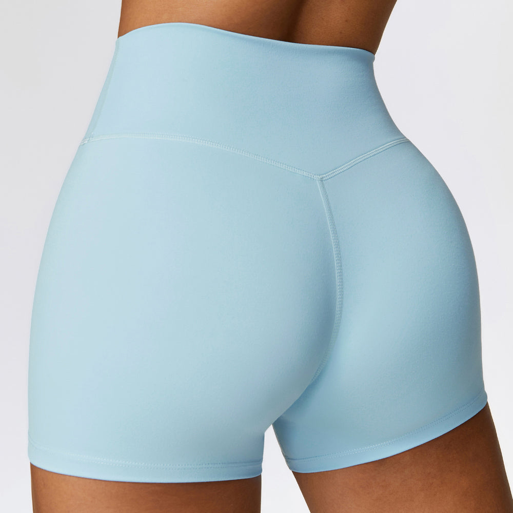 
                  
                    Brushed Tight Yoga Shorts Women High Waist Belly Contracting Fitness Pants Hip Lifting Running Exercise Shorts
                  
                