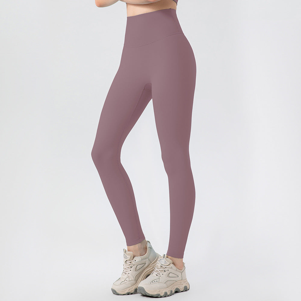 
                  
                    Antibacterial Yoga Pants Fit High Waist Hip Lift Sports Ninth Pants No T Line Nude Feel Tight Fitness Trousers
                  
                