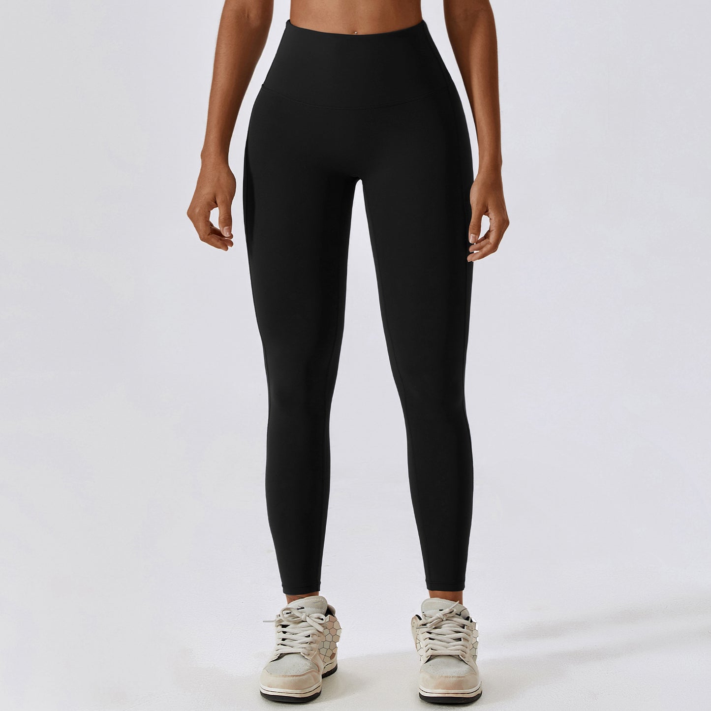 
                  
                    Nude Feel Hip Raise Yoga Pants Women Abdominal Shaping High Waist Fitness Pants Outdoor Running Sports Leggings
                  
                