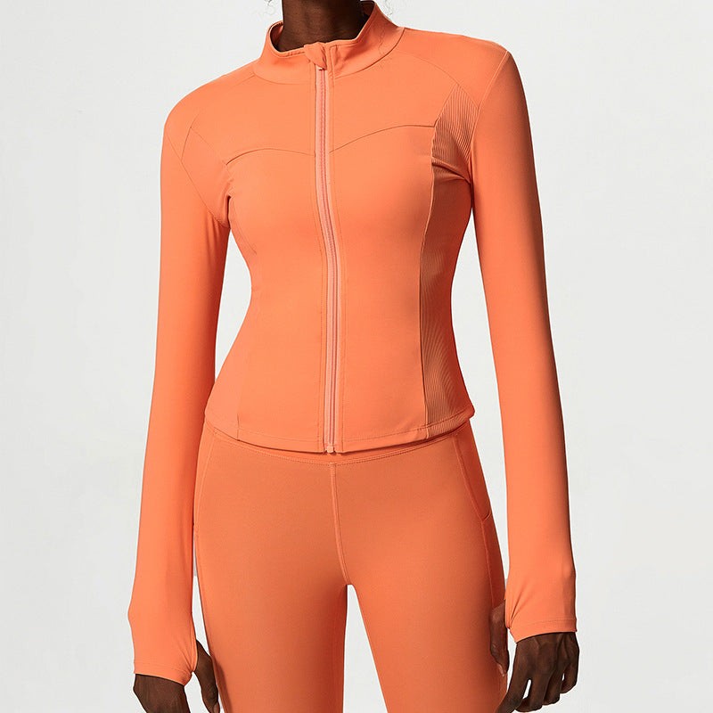 
                  
                    Nude Feel Zipper Yoga Clothes Jacket Autumn Winter Fitness Clothes Jacket Sports Top Women
                  
                