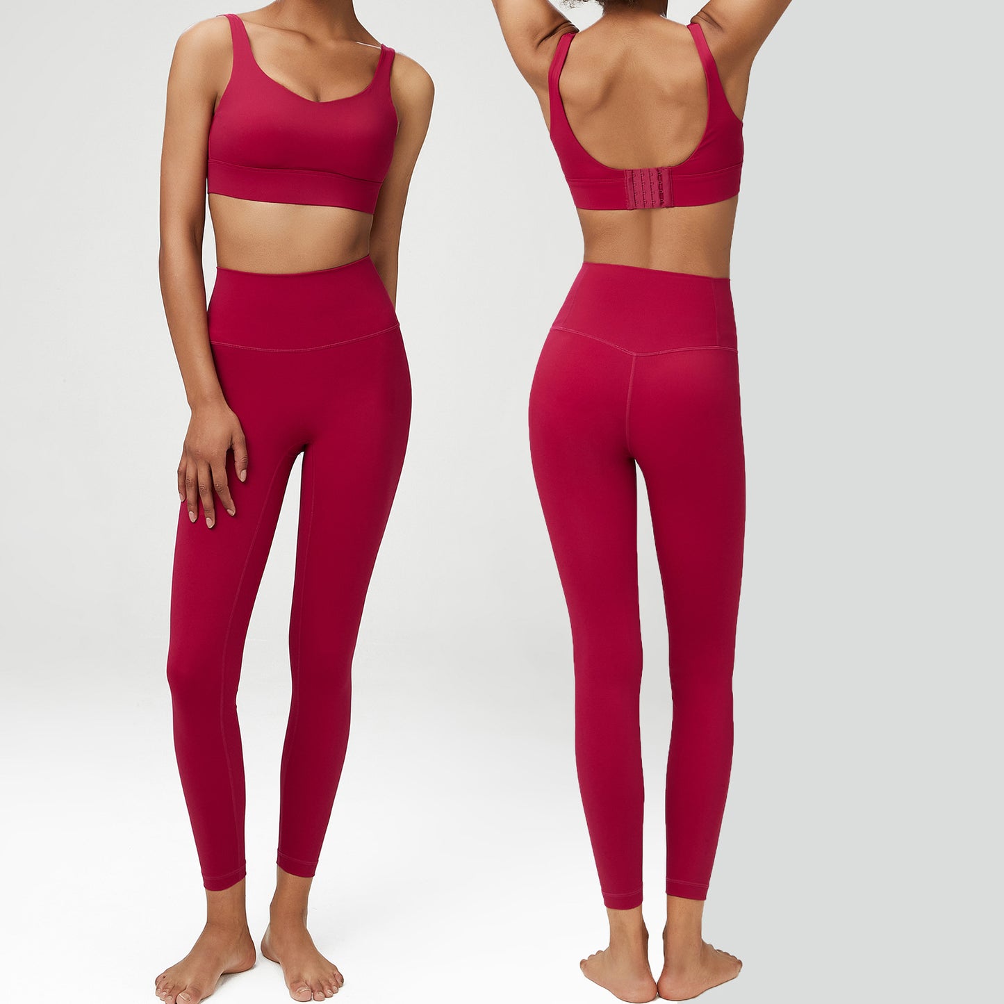 
                  
                    Lycra Yoga Suit Women Sports Fitness Clothes Two Piece Suit
                  
                