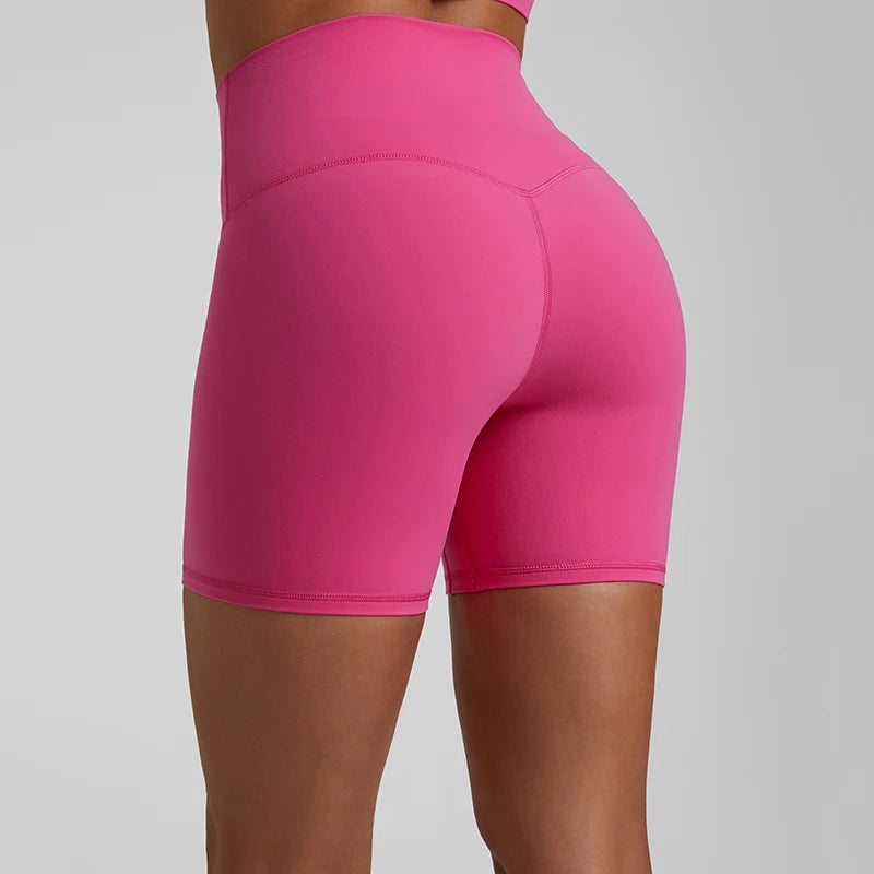 
                  
                    No Front Seam High Waisted Biker Shorts Sport Women Fitness Spandex Leggings Booty Buttery Soft Gym Workout Yoga Shorts 5 Inches
                  
                