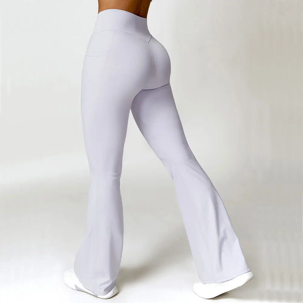 
                  
                    Flare Leggings Yoga Pants Women High Waist Wide Leg Pants Women Gym Push Up Workout Fitness Sports Flared Pant Latin Dance Pants
                  
                