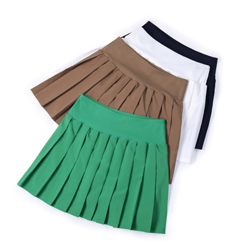 
                  
                    WISRUNING Pleated Skirt Sports Push Up Lycra Pockets Yoga Shorts for Fitness Women Gym Workout Clothes Tights Running Sportswear
                  
                