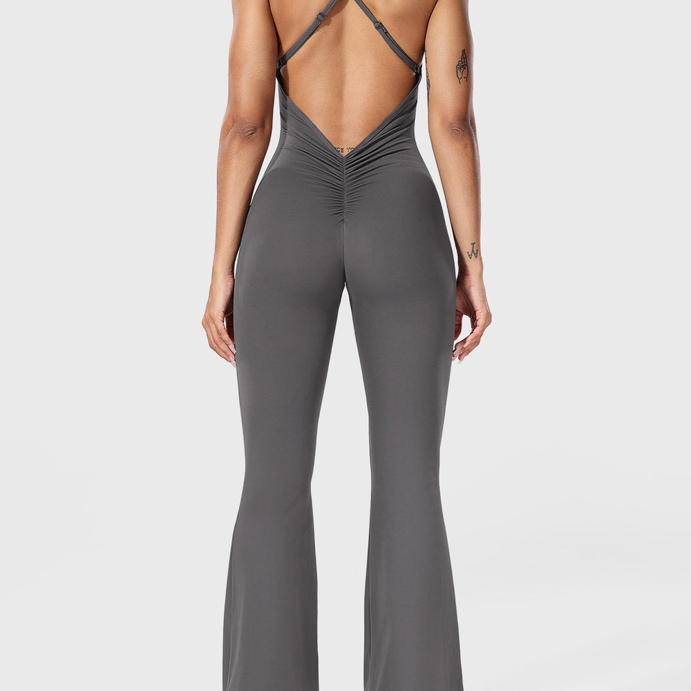 
                  
                    Solid Color Sling Yoga Jumpsuit
                  
                