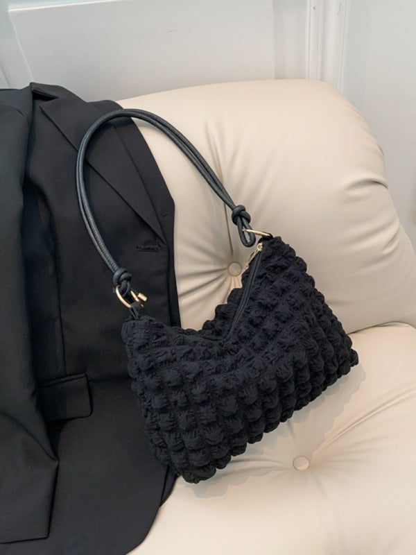 
                  
                    New soft square underarm bag simple solid color handbag
                  
                