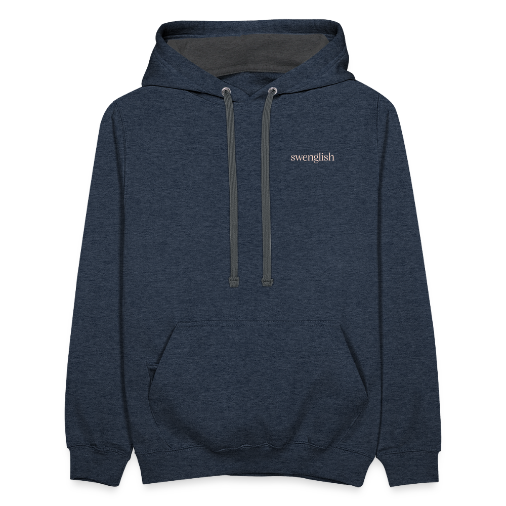 
                  
                    Contrast Hoodie - indigo heather/asphalt
                  
                