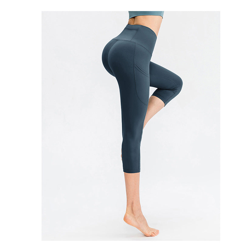 
                  
                    Pants Pocket Women Stretch Skinny Hip Raise Fitness Running Workout Pant
                  
                