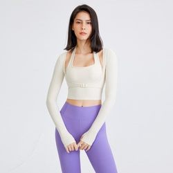 
                  
                    Yoga Clothes with Chest Pad Women Sexy Running Exercise T-shirt Long Sleeve Quick-Drying Workout Clothes Tops Outerwear
                  
                