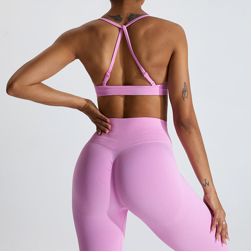 
                  
                    Seamless Yoga Clothing Top Sport Waistcoat Women Yoga Bra Quick Drying Running Workout Beauty Back Underwear
                  
                