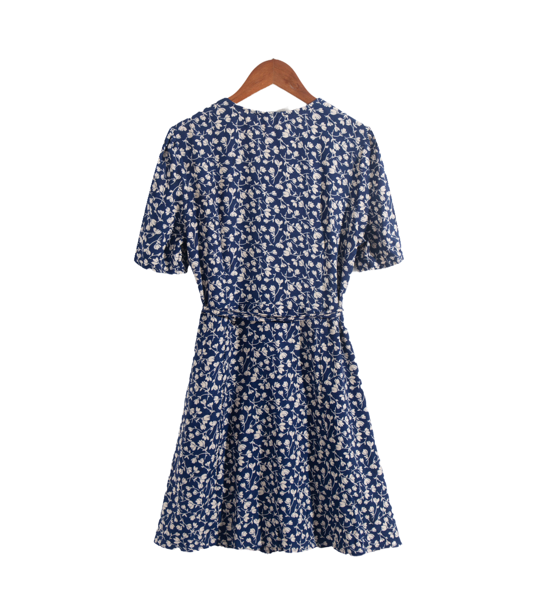 
                  
                    French Pastoral Artistic Floral Puff Sleeve Dress Square Collar Slimming Short Dress
                  
                