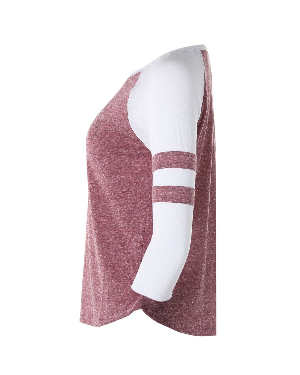 
                  
                    ZIMEGO  Women's Baseball Raglan Contrasted Stripes 3/4 Sleeve Tee
                  
                
