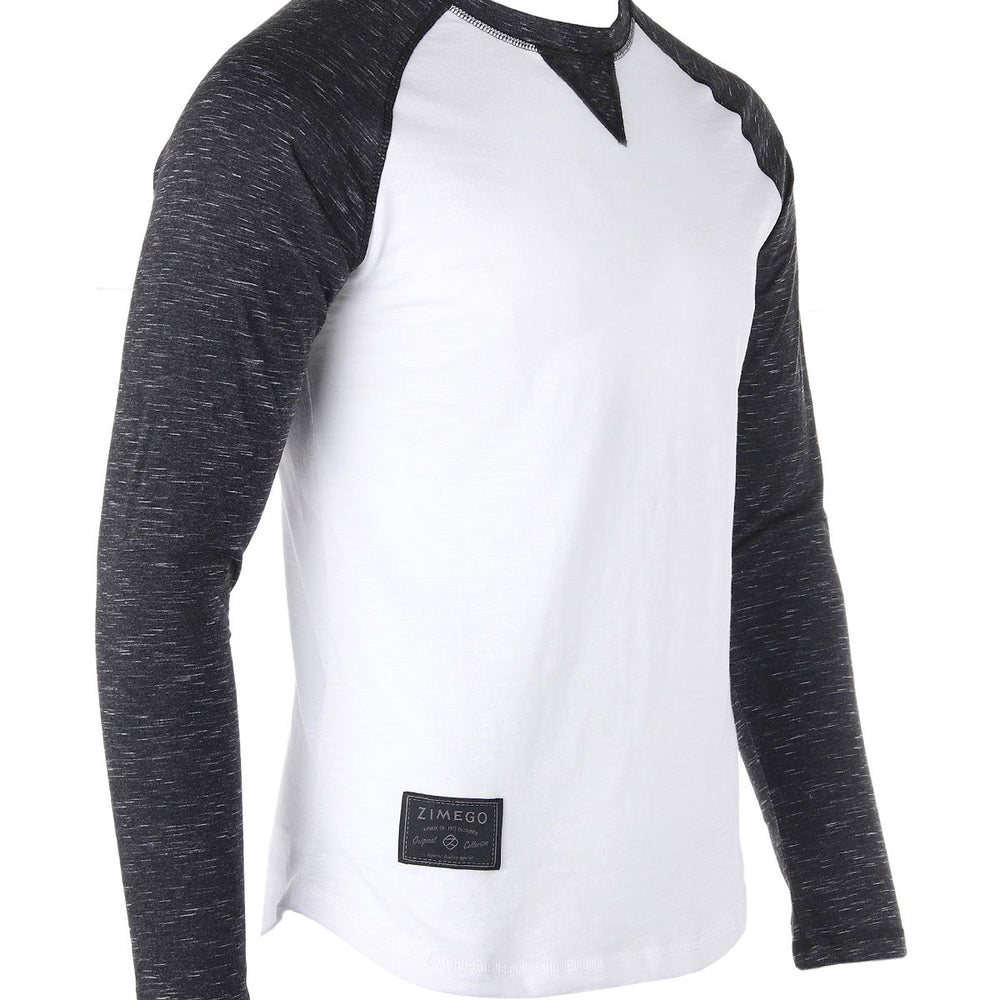 
                  
                    ZIMEGO Men Athletic Fit Baseball Retro Contrast Long Sleeve Raglan T-Shirt
                  
                
