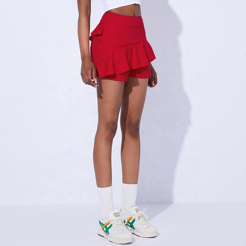 
                  
                    High Waist Tennis Ruffle Skirt w pockets
                  
                