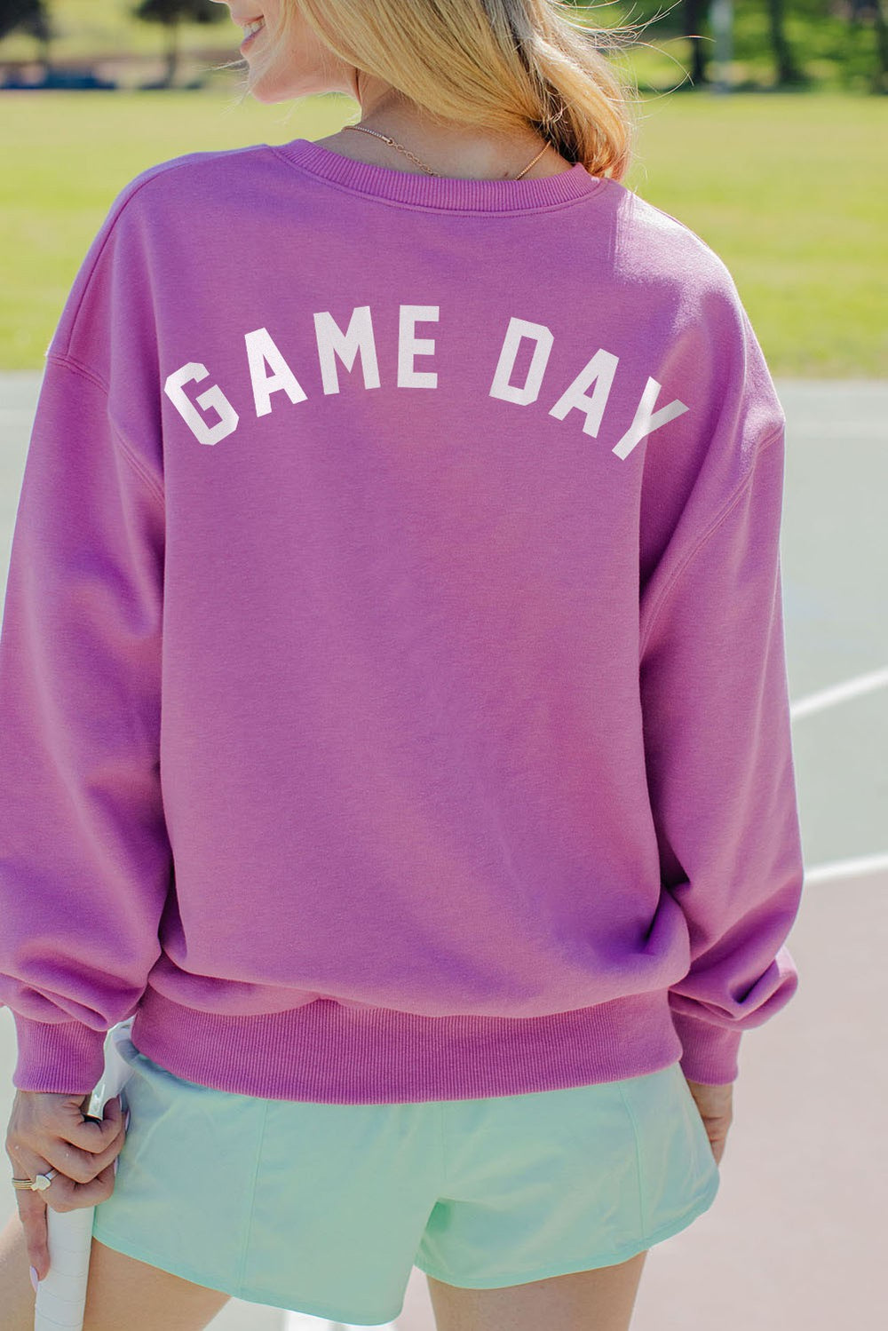 Touch Down Game Day Graphic Sweatshirt Pullover