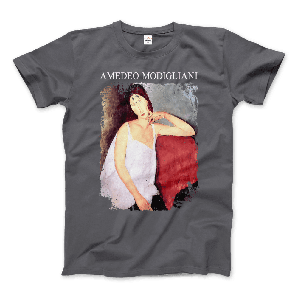 
                  
                    Modigliani - Portrait of Jeanne Hébuterne, 1919 Artwork T-Shirt
                  
                
