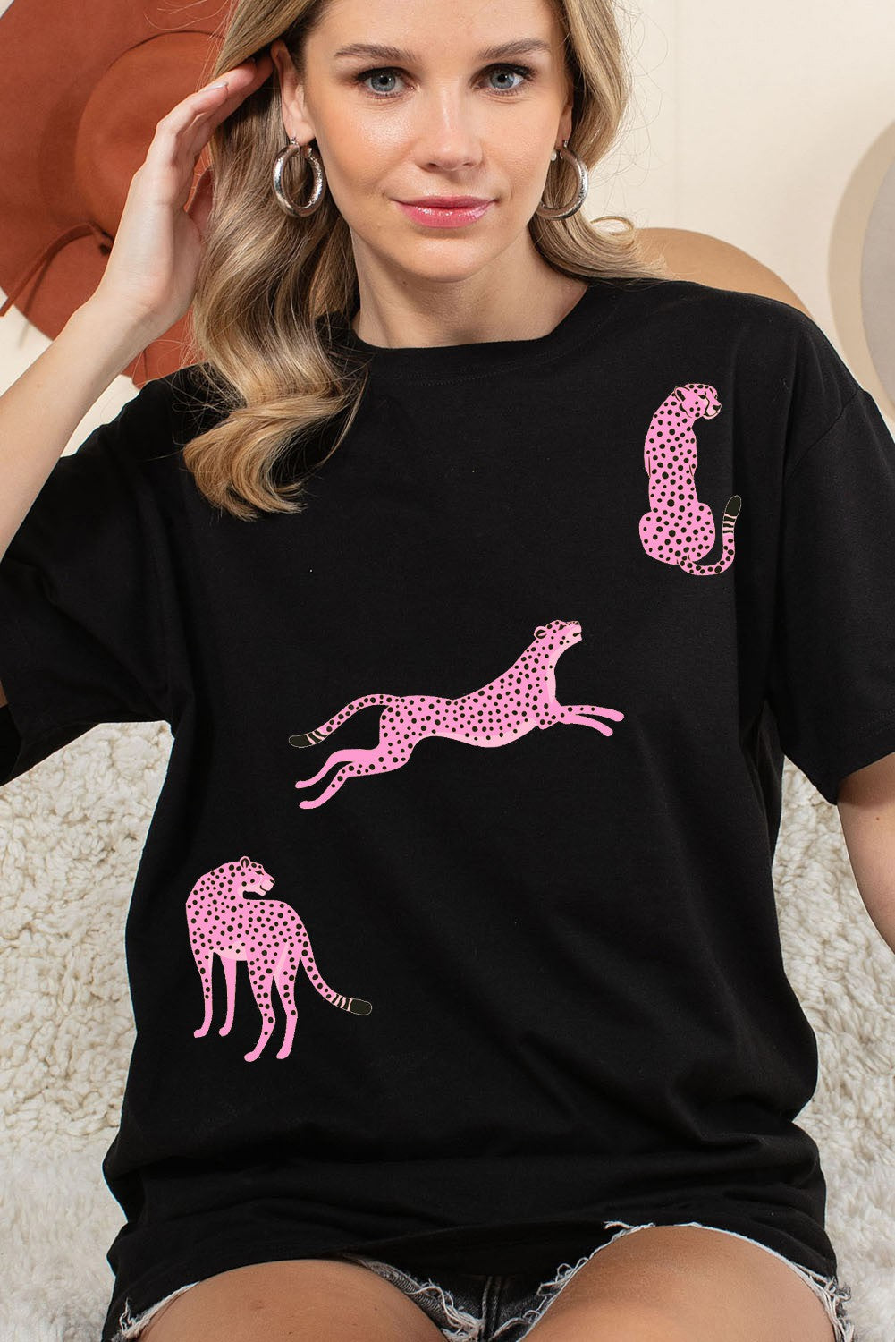 
                  
                    Pink Cheetahs Graphic Tees
                  
                