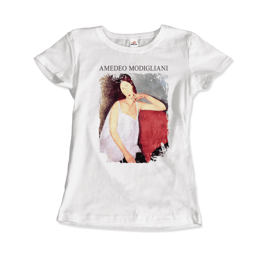 
                  
                    Modigliani - Portrait of Jeanne Hébuterne, 1919 Artwork T-Shirt
                  
                