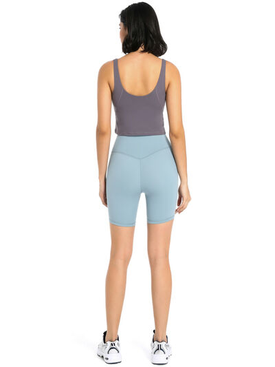 
                  
                    Scoop Neck Wide Strap Active Tank
                  
                