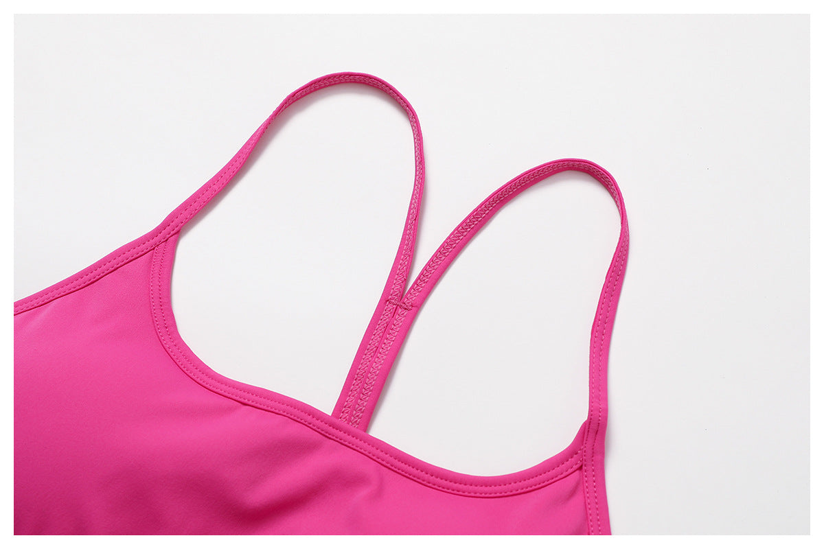 
                  
                    Sustainable Recycled Nude Feel Quick Drying Yoga Bra Beauty Back Fitness Yoga Clothes Women Running Exercise Underwear
                  
                