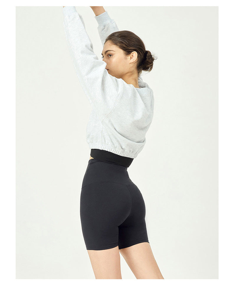 
                  
                    Autumn Winter Brand Pure Cotton Short round Neck Sweater Women Cropped Sexy Top Fitness Sportswear
                  
                