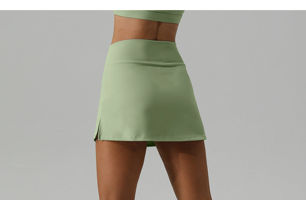 
                  
                    Spring Summer Slim Fit Yoga Skirts Breathable Mini Skirt Running Fitness Tennis Skirt Exposure Exercise Skirt
                  
                