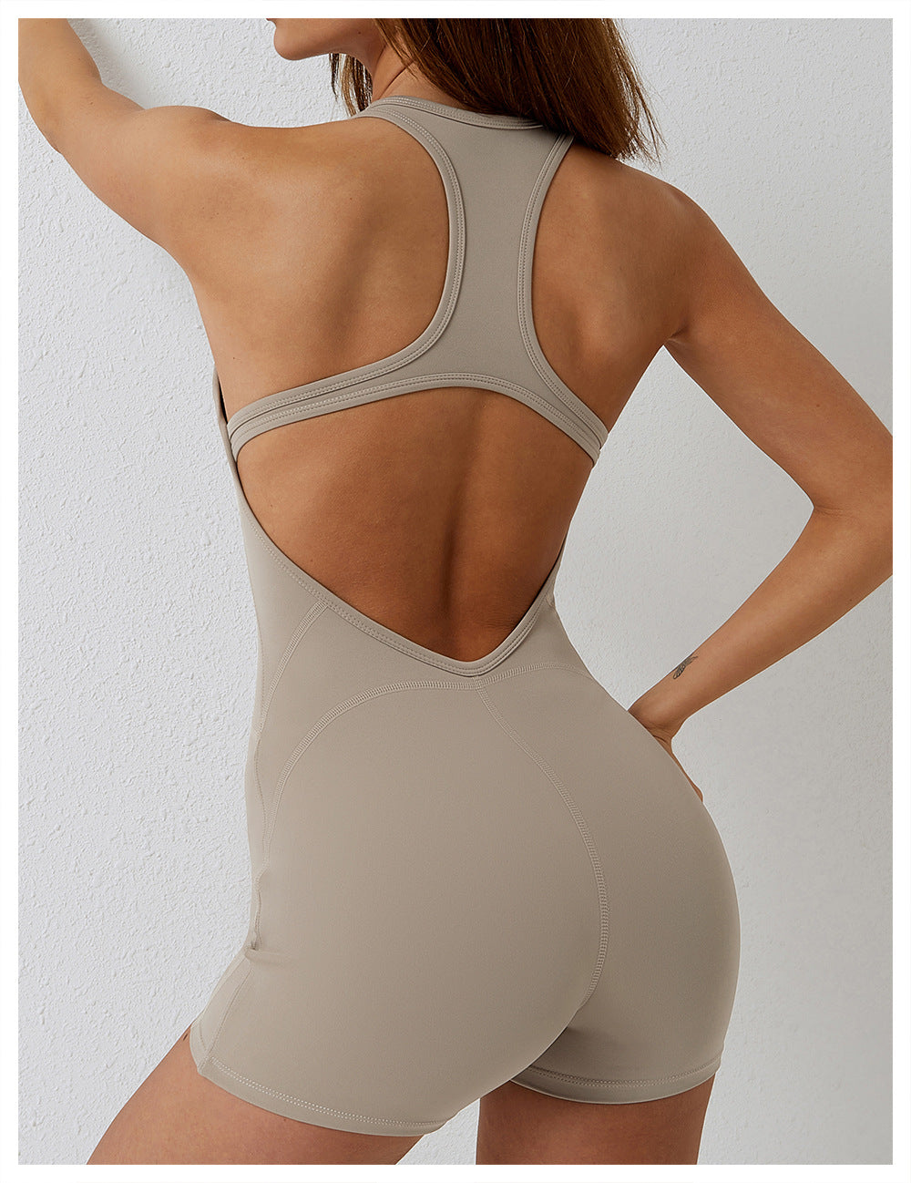 
                  
                    Spring Dance Tight Breathable Air Sports Yoga Bodysuit Hip Lifting One Piece Quick Drying Yoga Clothes
                  
                