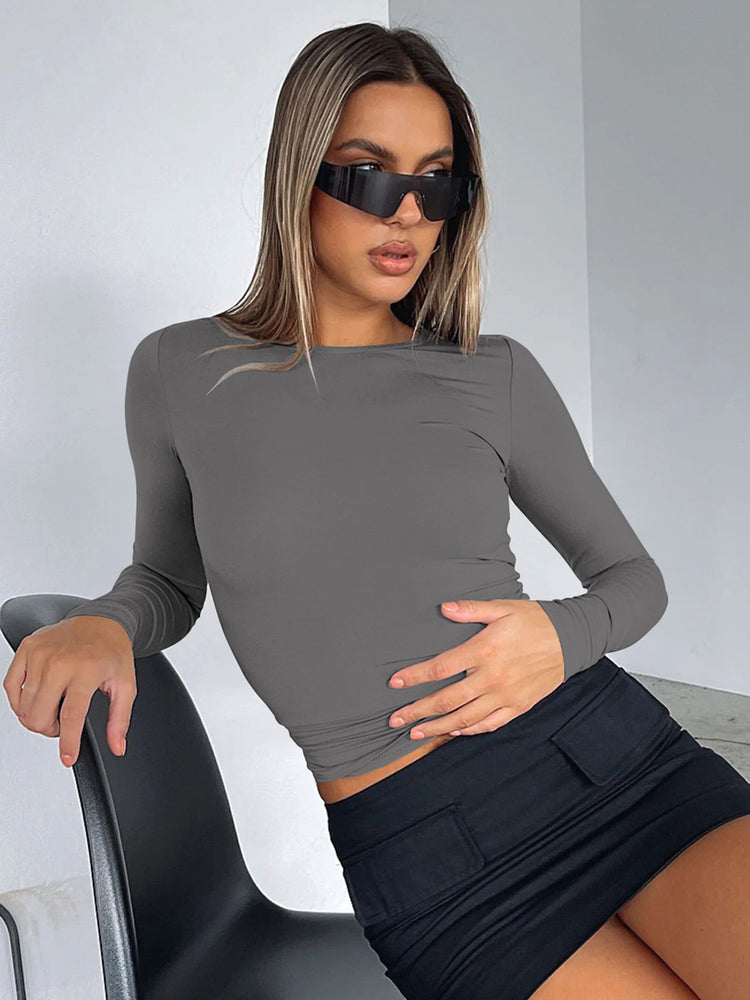 
                  
                    Y2g Tight Casual Long Sleeve Breathable Base Shirt Outer Wear Moisture Wicking T shirt
                  
                