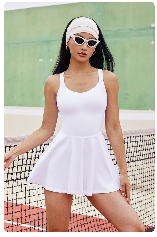 
                  
                    Advanced Sports Faux Two Piece Shorts One Piece Tennis One Piece Fitness Yoga Wear Beauty Back Crisscross
                  
                