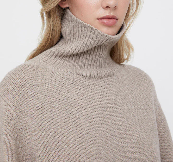 
                  
                    Women Russia Autumn Winter Sweater Loose 50% Wool Turtleneck Sweater Bottoming Shirt
                  
                