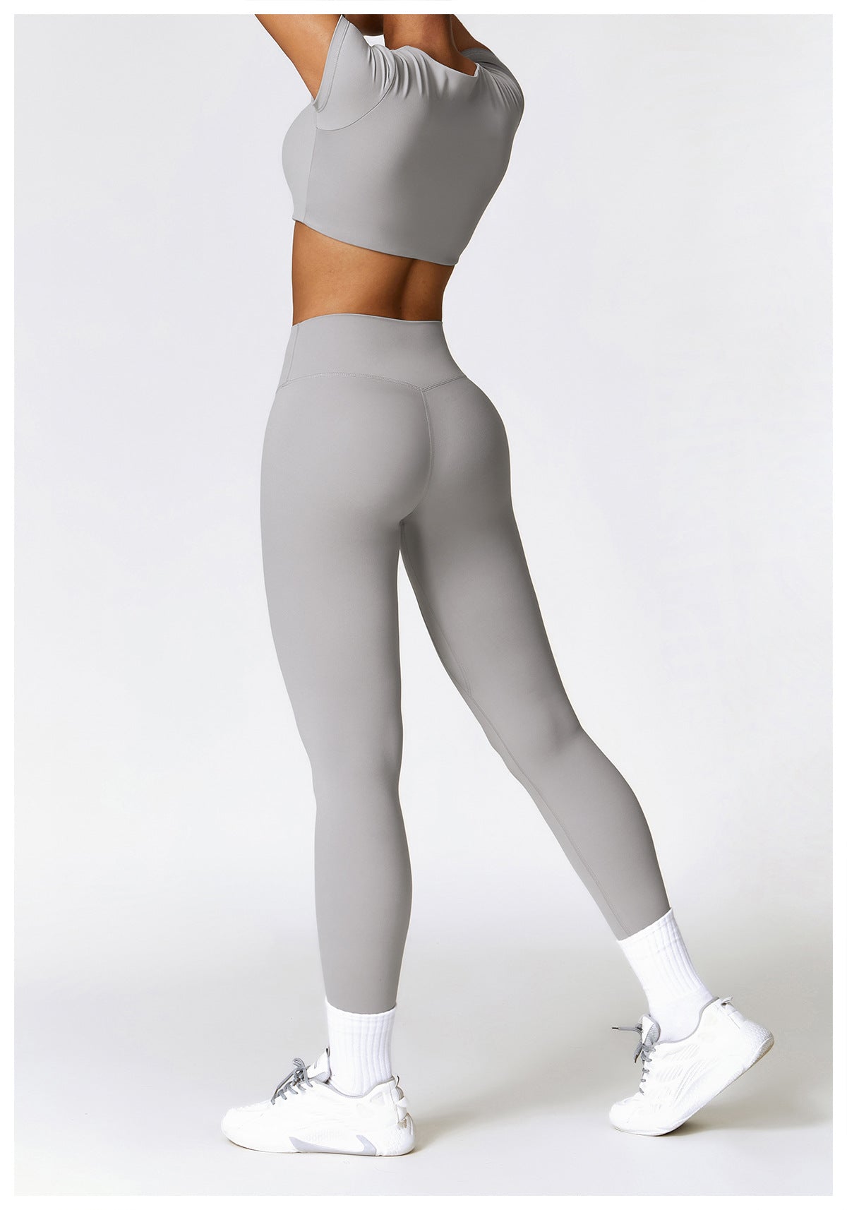 
                  
                    High Waist Hip Lift Brushed Yoga Pants Women Running Quick Drying Fitness Pants Outer Wear Slimming Tight Sports Pants
                  
                