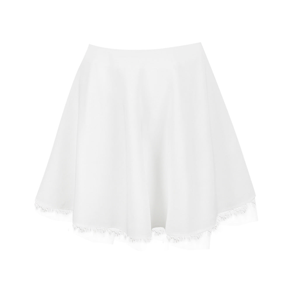 
                  
                    Sexy Women Clothing Bowknot Lace Skirt Sexy White Skirt Summer Sweet Spicy Small Skirt
                  
                