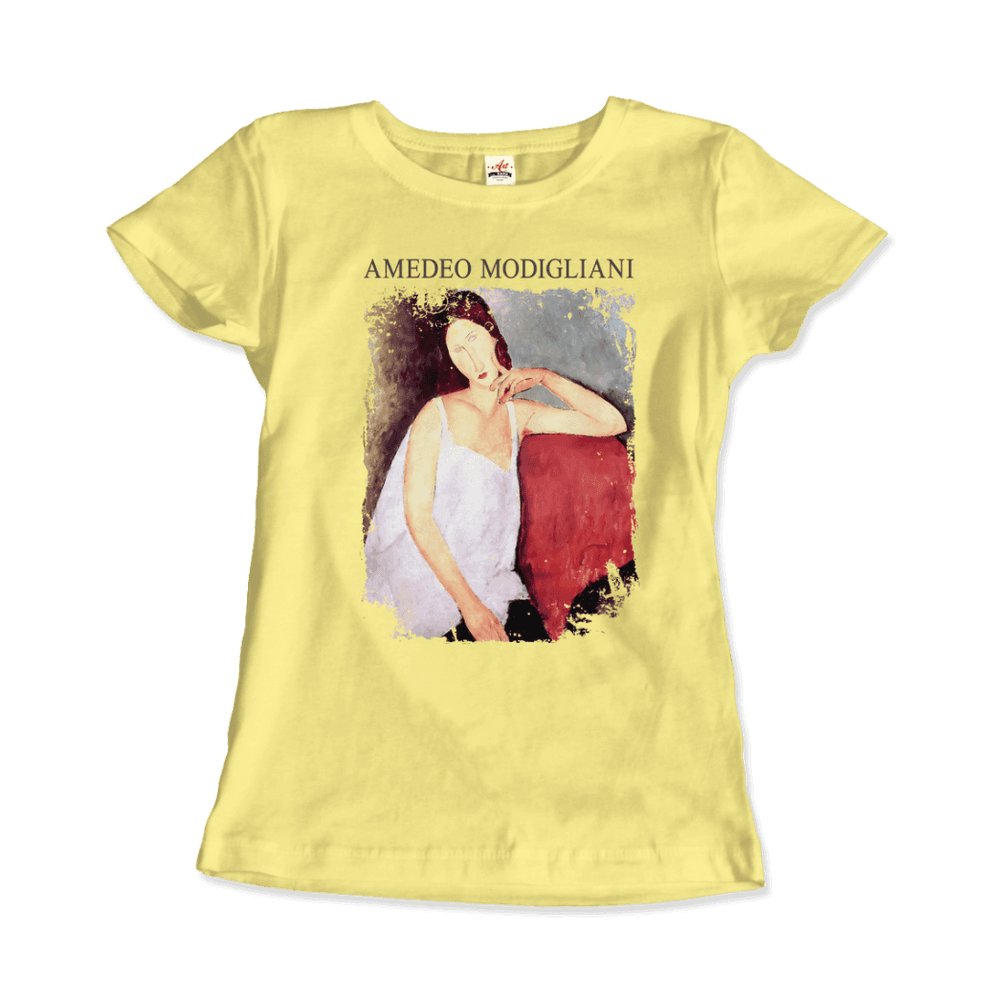 
                  
                    Modigliani - Portrait of Jeanne Hébuterne, 1919 Artwork T-Shirt
                  
                